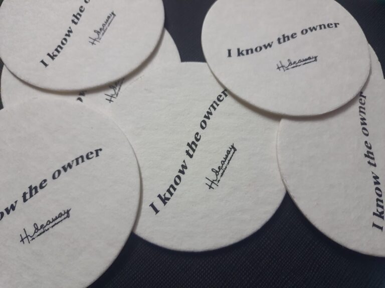 Paper Coasters Manufacturer in Goa – Elevate Your Brand’s Image with Felicity Hospitality’s Best Premium Paper Coasters.